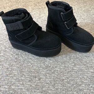 Ugg Black Platform Boots 37